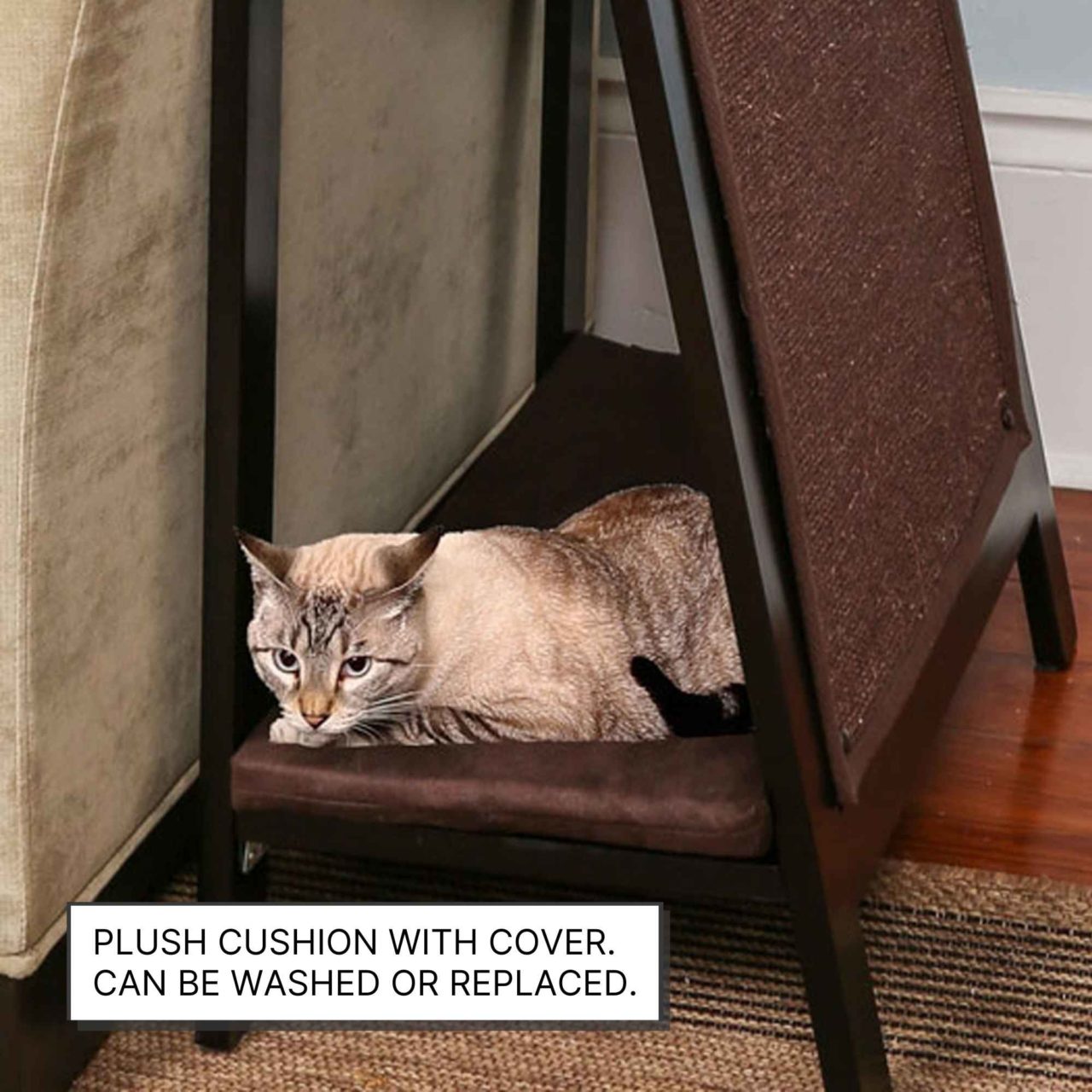 AFrame Cat Bed Elevated Cat Bed, Table, & Scratcher Refined Feline