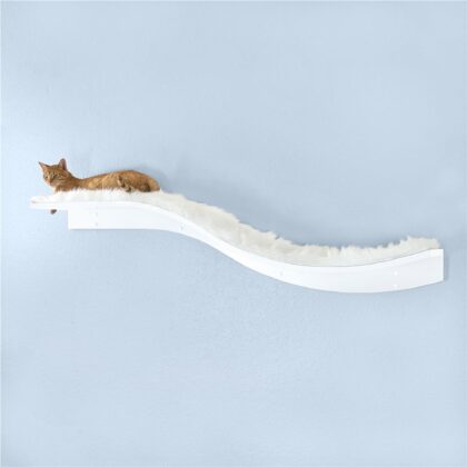 Lotus Branch Long Wall Cat Shelf