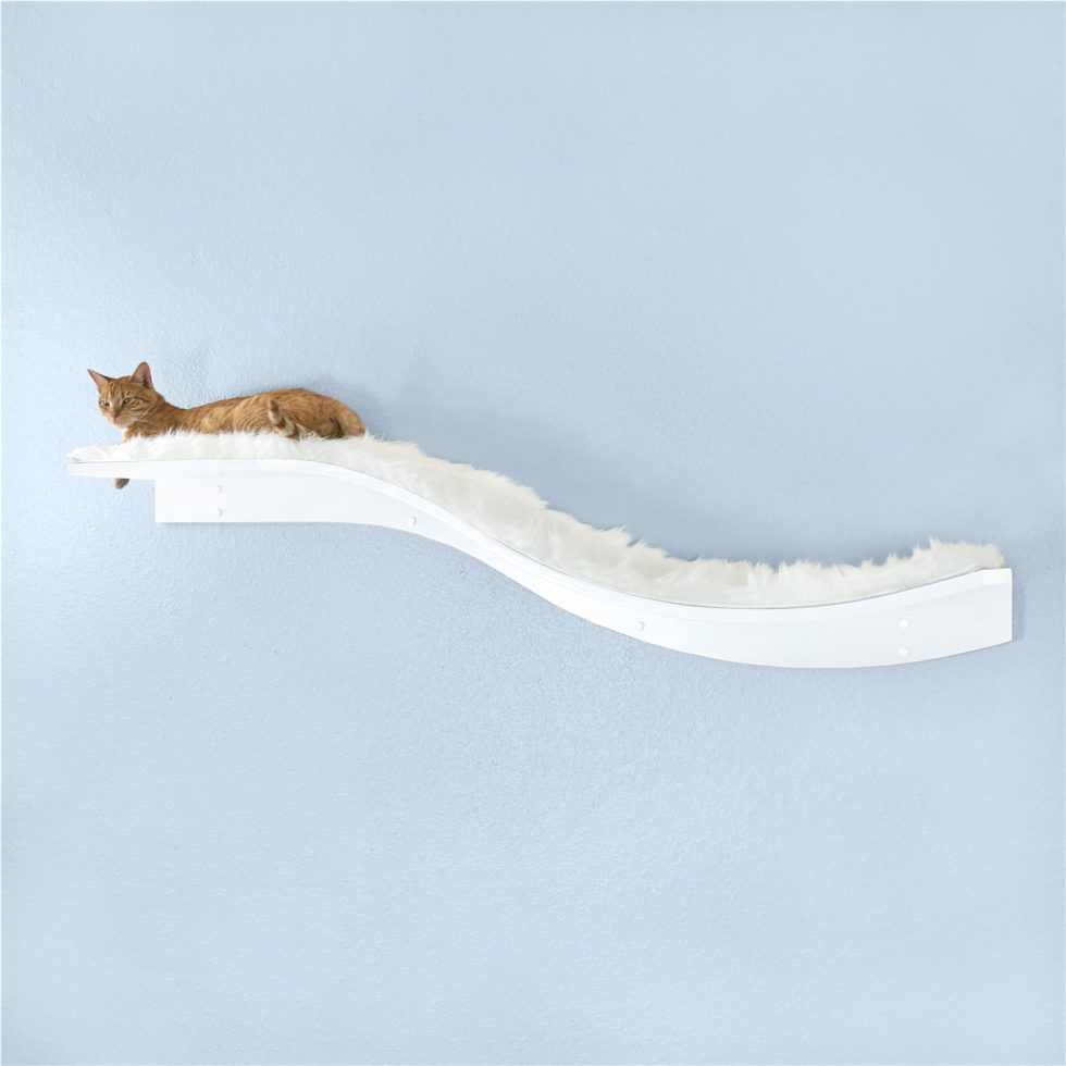 Modern Wall-Mounted Cat Shelves | The Refined Feline