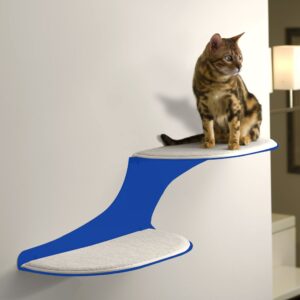 Cat Clouds Cat Shelf Right Blue