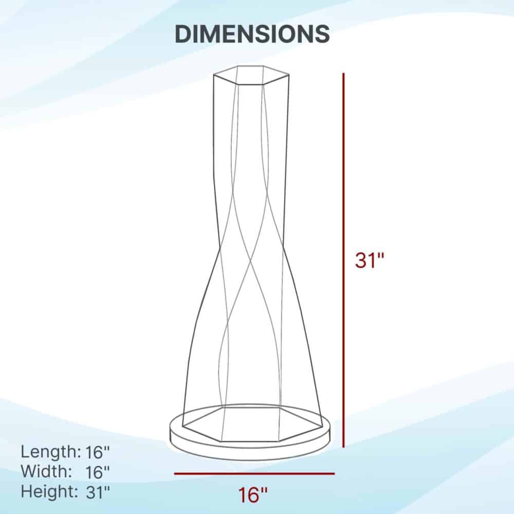 Calypso cat scratcher dimensions
