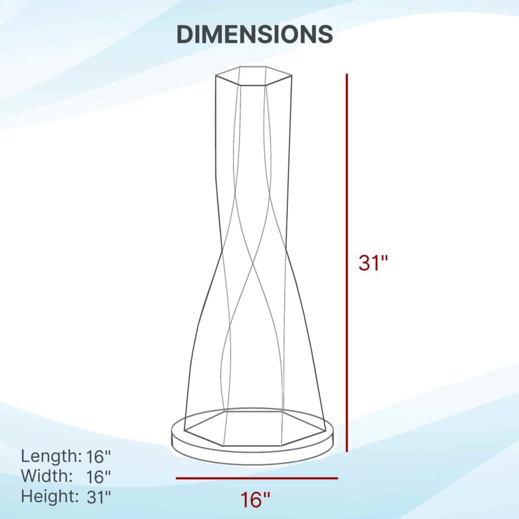 Calypso cat scratcher dimensions