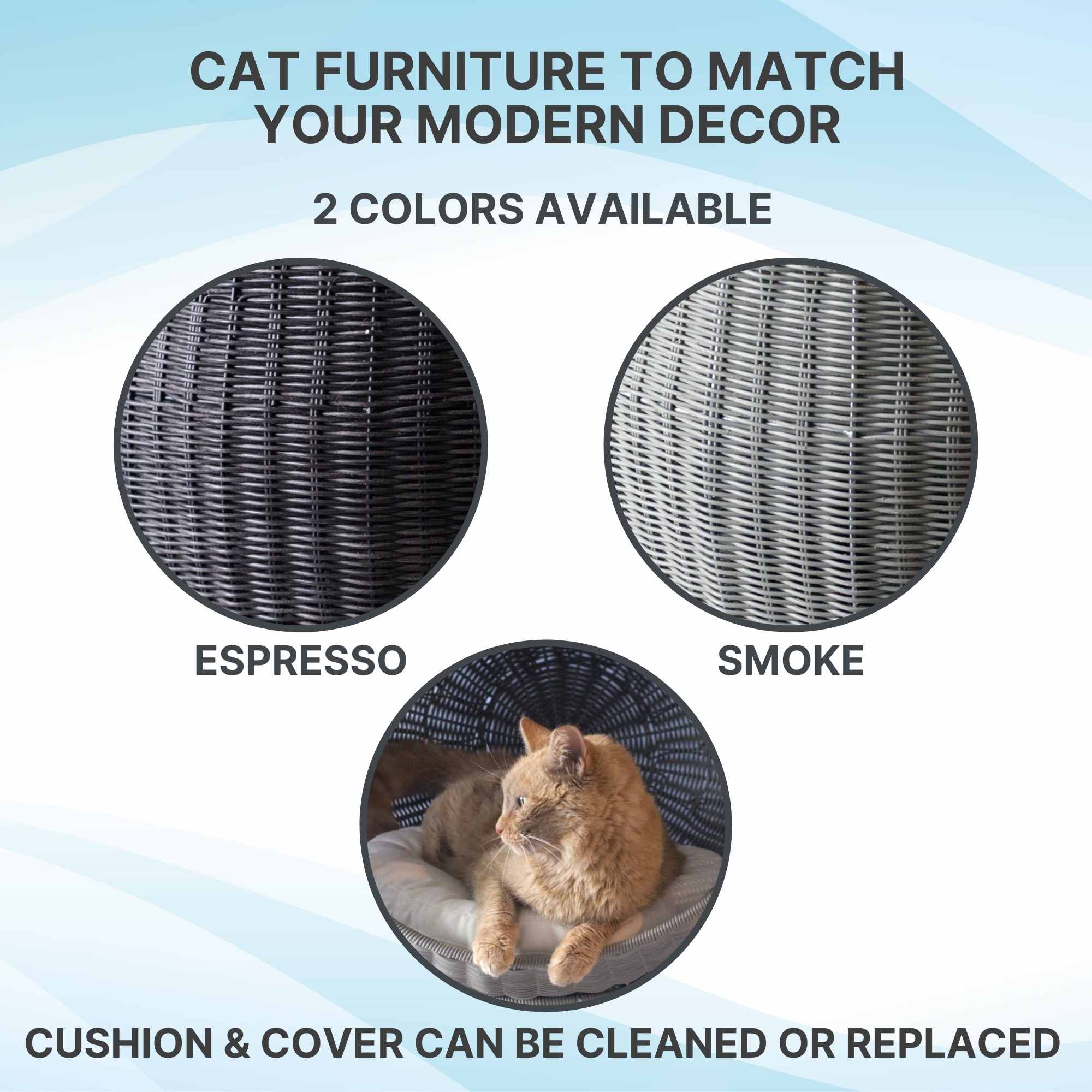 Elevated Cat Bed | Breathable Plush Cat Hammock | Cat Toy Fur Ball | Pet  Supply Bed