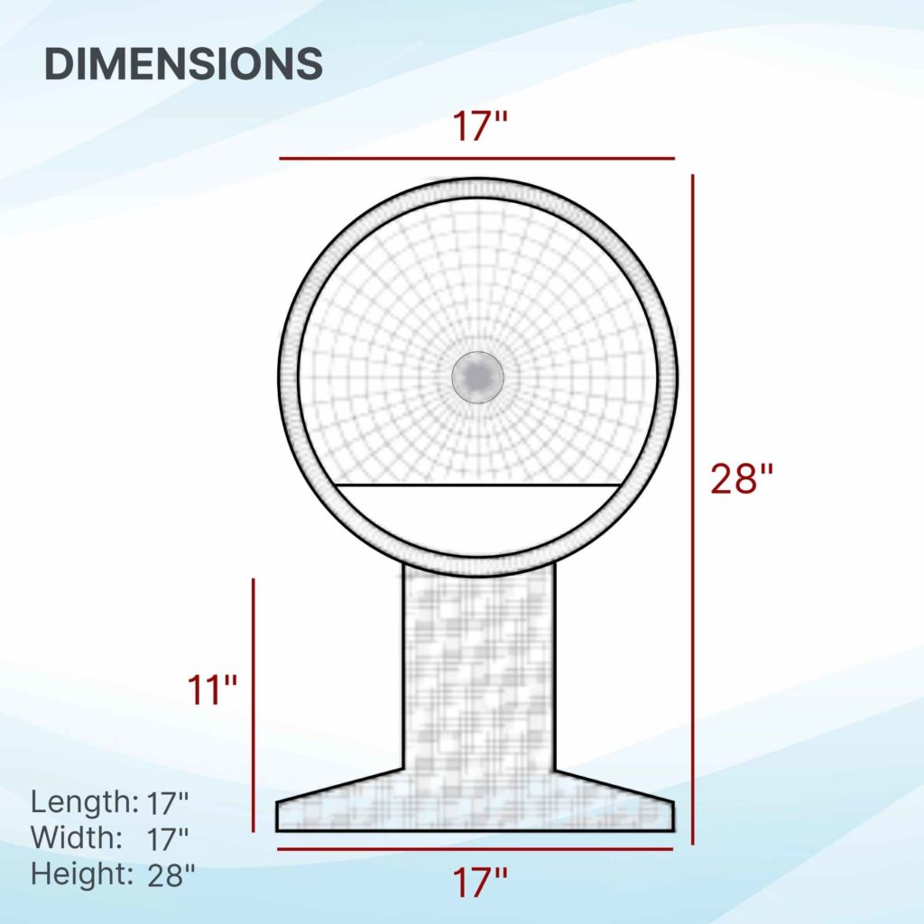 Kitty ball cat bed dimensions