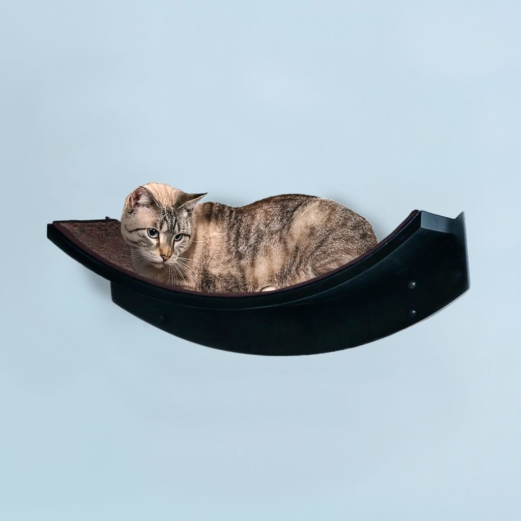 Lotus Leaf Curved Cat Shelf