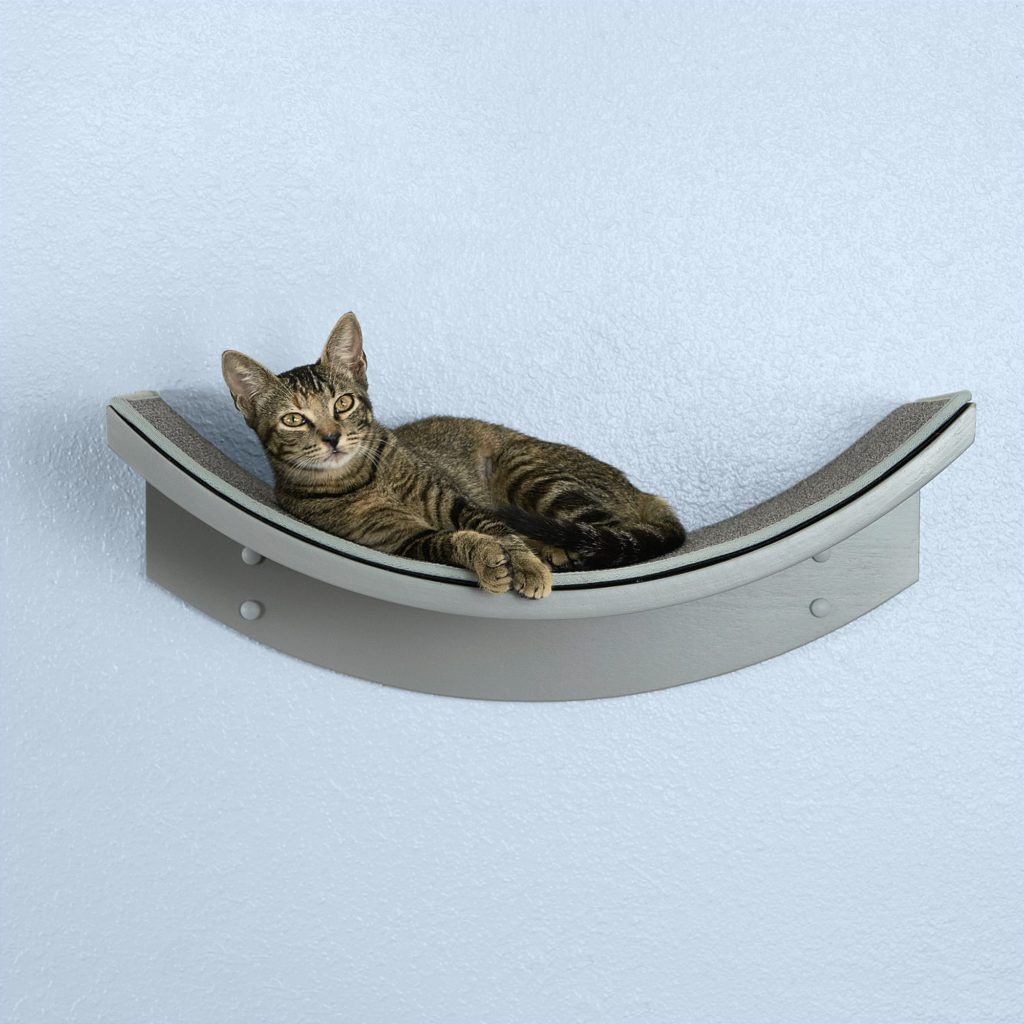 Lotus Leaf Cat Shelf Smoke