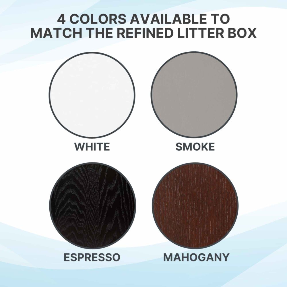 Wooden Litter Catch For Refined Litter Box The Refined Feline