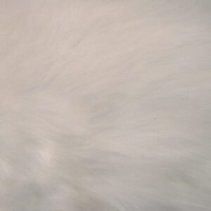 Lotus Leaf Carpet/Faux Fur - White Fur