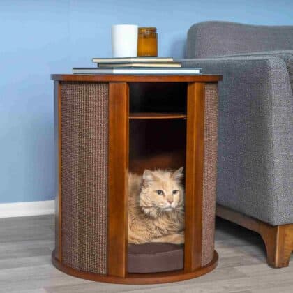 Purrrfect End Table Cat Bed