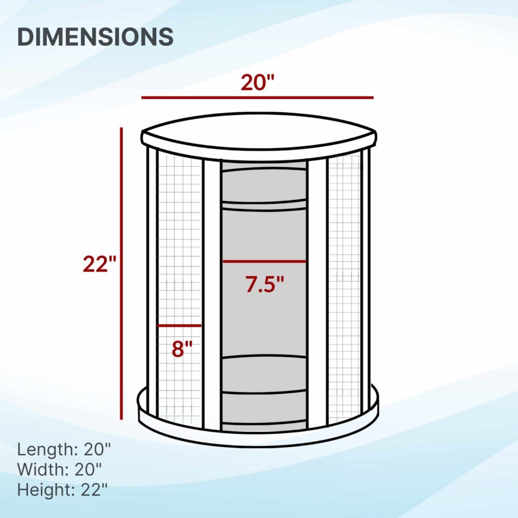 Purrrfect End Table dimensions