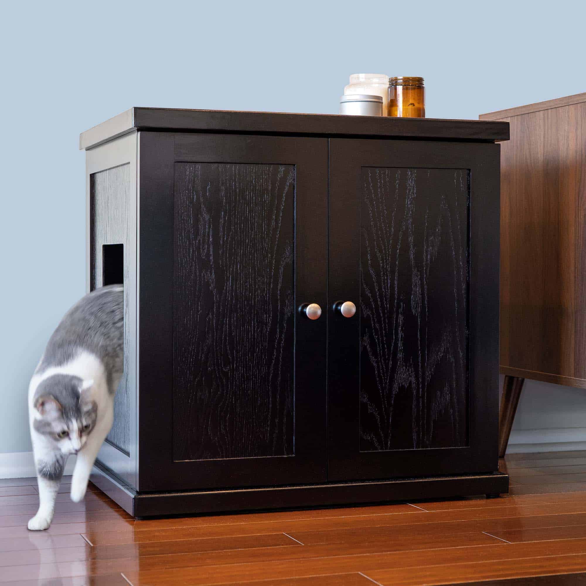 Litter Box Enclosure Refined Cat Litter Box Deluxe The Refined Feline
