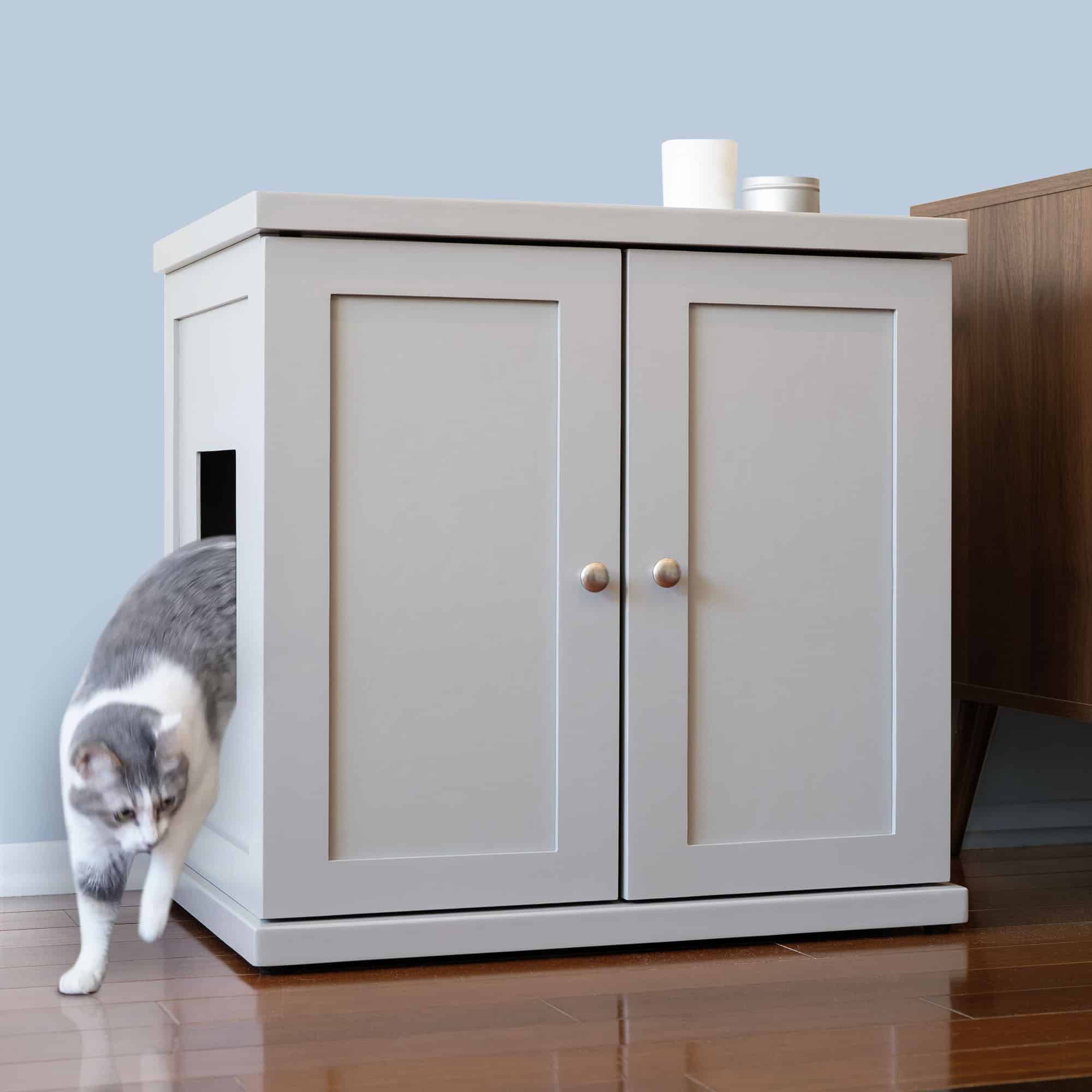 Litter Box Enclosure Refined Cat Litter Box Deluxe The Refined Feline