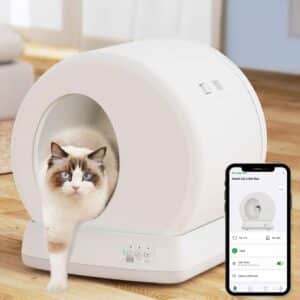 ubpet self cleaning litter box with camera