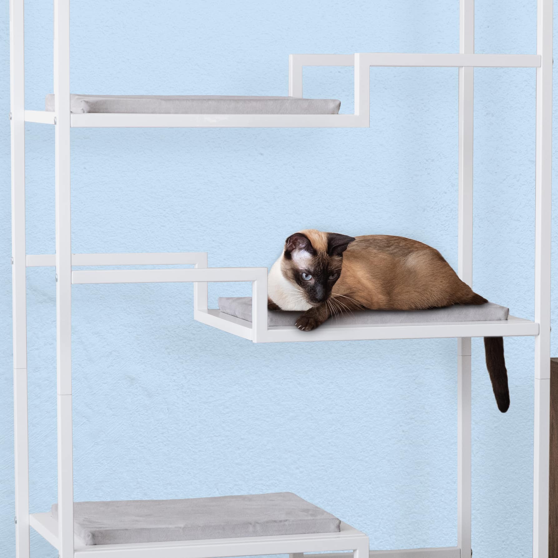 Metropolitan Cat Condo Platform Set The Refined Feline Black w