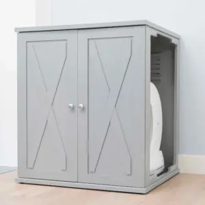 Refined Self Cleaning Litter Box - Smoke Farmhouse