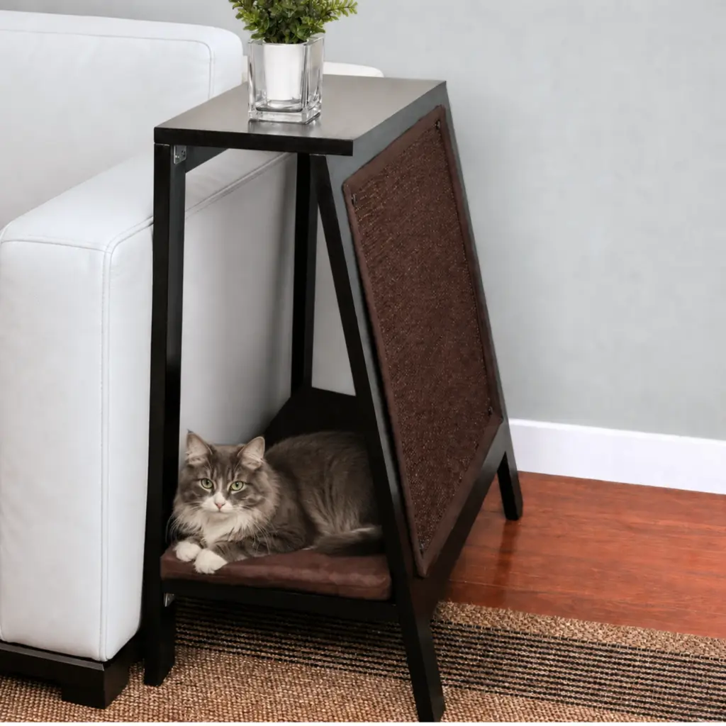 A-Frame Cat Bed: Elevated Cat Bed, Table, & Scratcher | Refined Feline