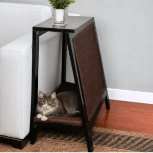A-frame cat bed ebony